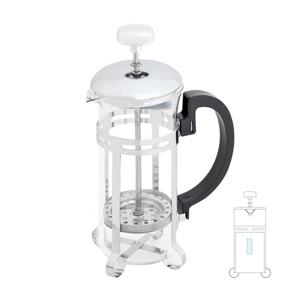 Pressa per caffè o tè in acciaio inossidabile